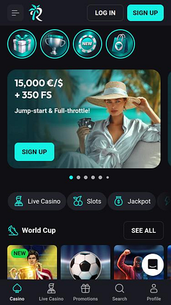 BetRiviera : nouveau casino français en ligne avec un pack de 15 000 €